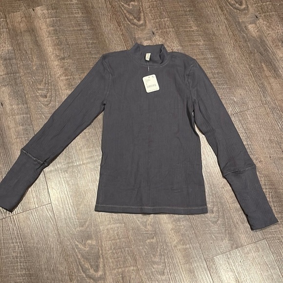 Free people intimately, long sleeve, mock neck top - Picture 1 of 5